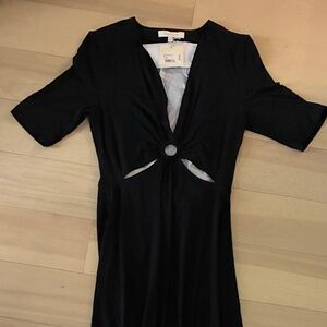 Favorite Daughter Keyhole Cutout Maxi Dress Bodycon New